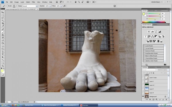Creation of Lost Foot: Step 1